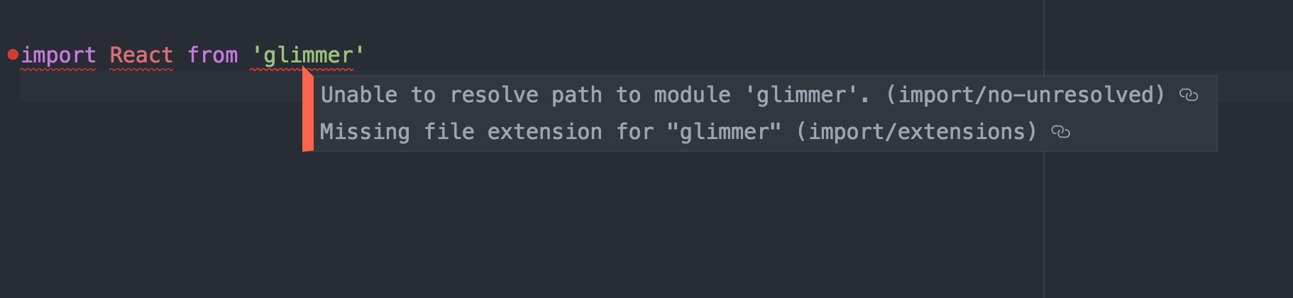 Importing absolute components that may not exist in your system yet.